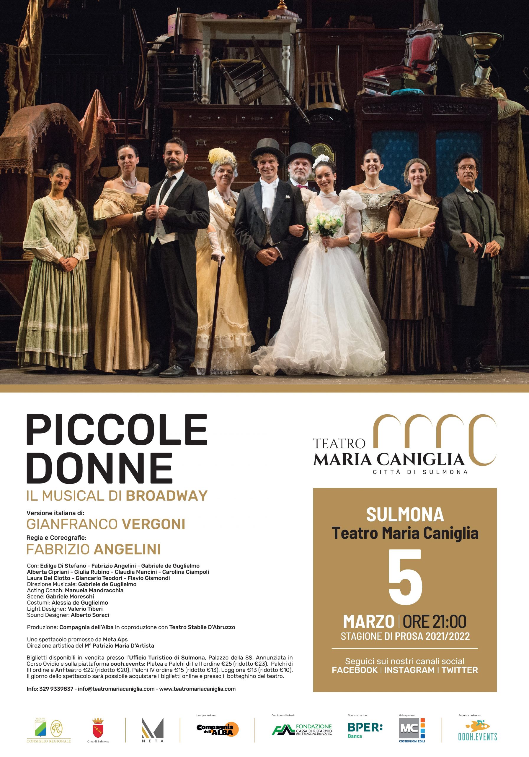 In scena a Sulmona Piccole Donne – il musical di Broadway 